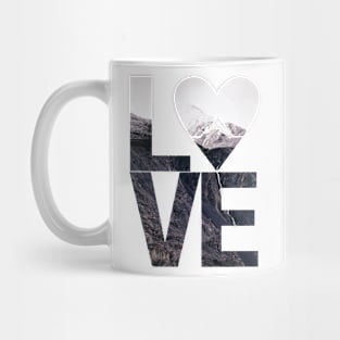 Mountain Love Outdoor Design Mug